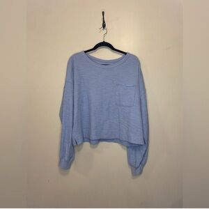 Aerie off the shoulder cropped sweater.
